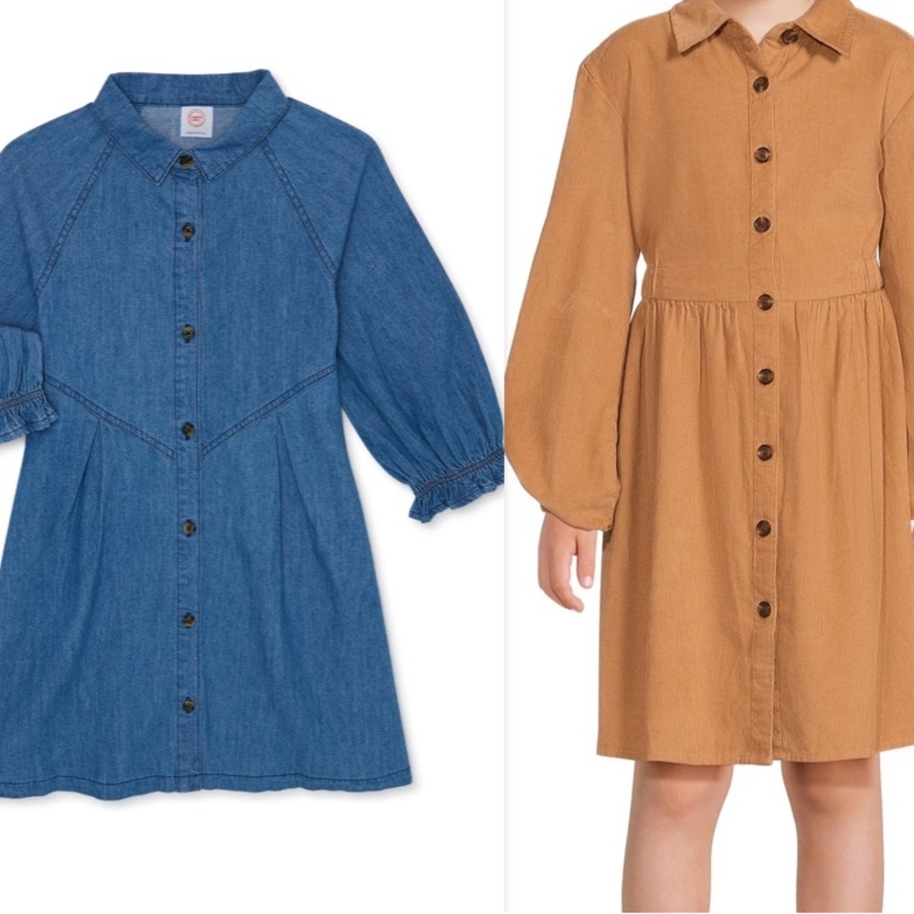 Girls Long Sleeve Dress Bundle